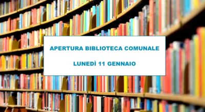 Apertura Biblioteca Comunale