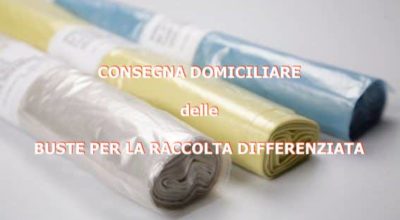 Consegna domiciliare delle buste per la raccolta differenziata