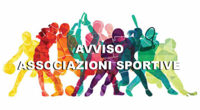 Avviso contributo economico straordinario alle associazioni sportive