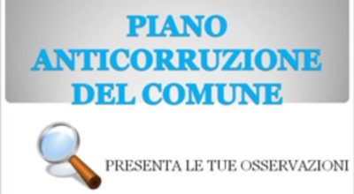 AVVISO Partecipazione all’aggiornamento del Piano anticorruzione e trasparenza – triennio 2022 – 2024