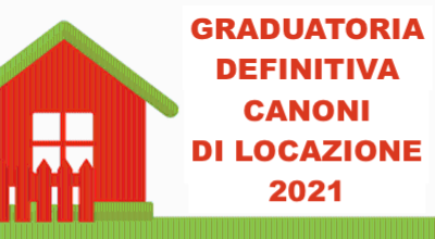 Graduatoria definitiva Canoni di locazione 2021