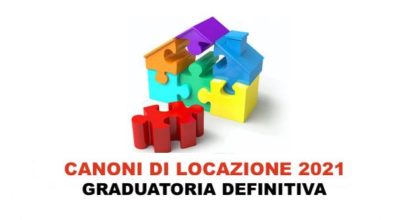 Graduatoria definitiva Canoni di locazione 2021